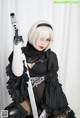 Coser @ 白 烨 Vol.009: 2b 黑白 (131 photos)